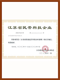 江苏民营企业证书
